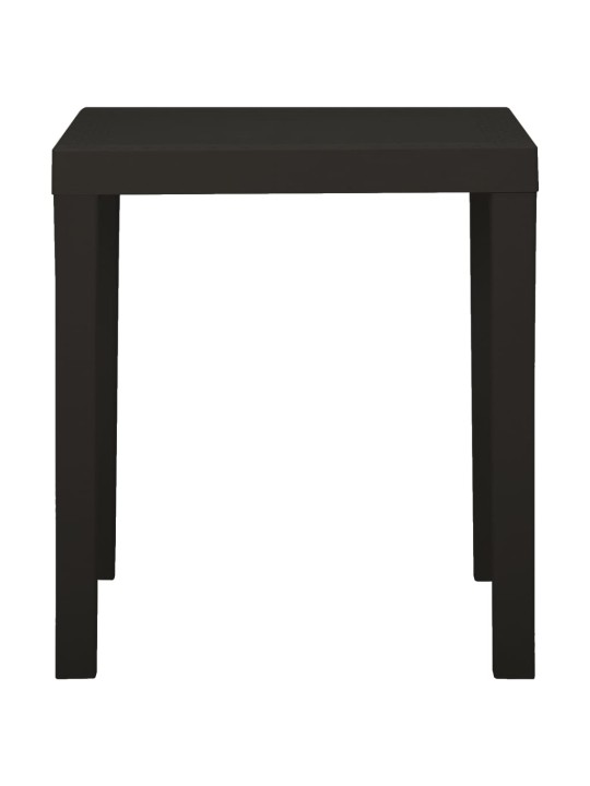 Zahradní stůl antracitový 79 x 65 x 72 cm plast