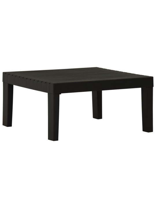 Zahradní stolek k lehátku plast šedý