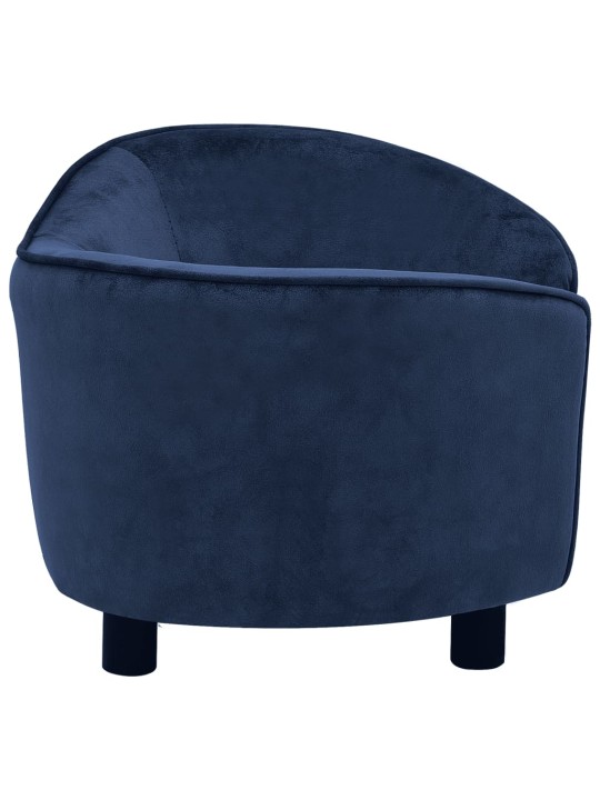 Pohovka pro psy modrá 69 x 49 x 40 cm plyš