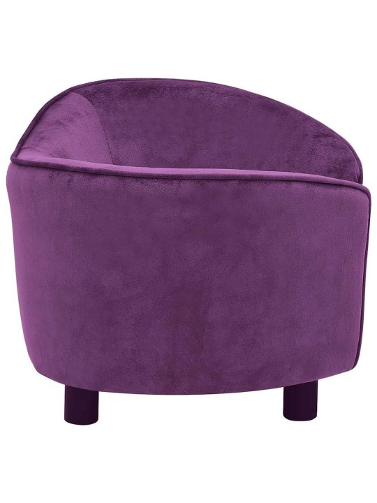 Pohovka pro psy vínová 69 x 49 x 40 cm plyš