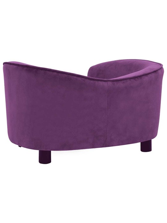 Pohovka pro psy vínová 69 x 49 x 40 cm plyš