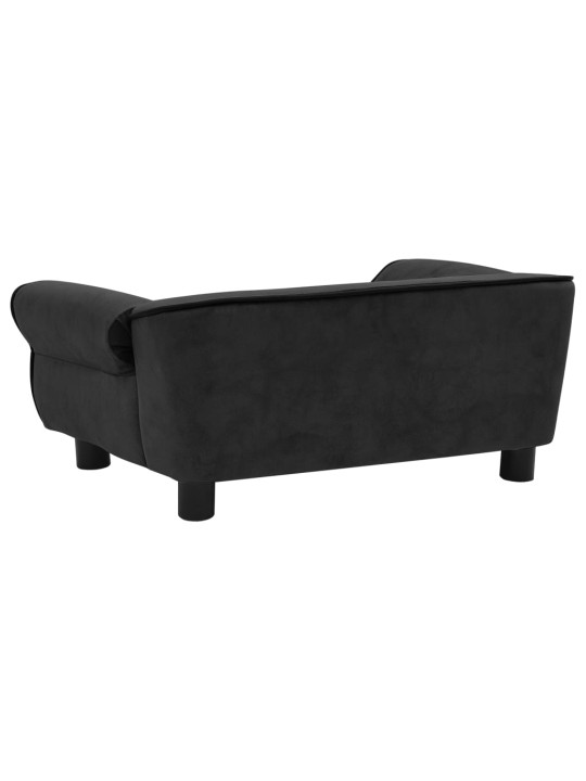 Pohovka pro psy černá 72 x 45 x 30 cm plyš
