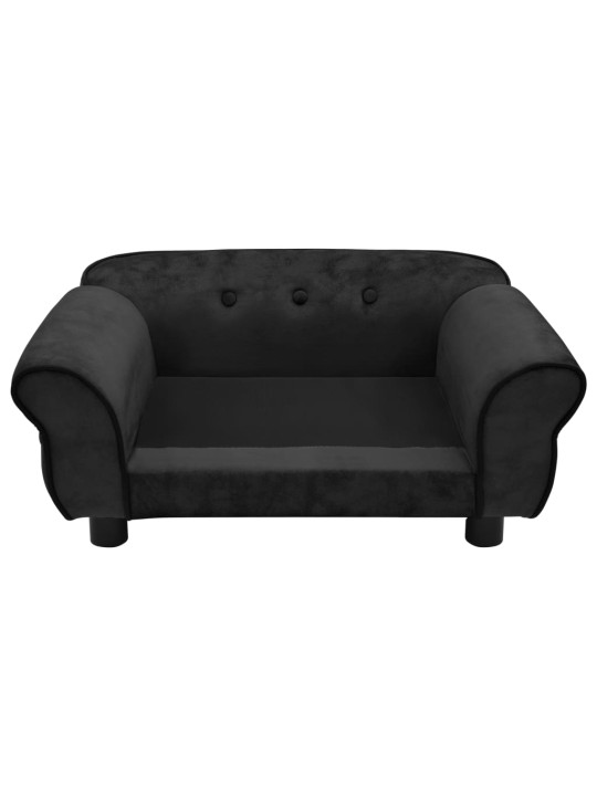 Pohovka pro psy černá 72 x 45 x 30 cm plyš