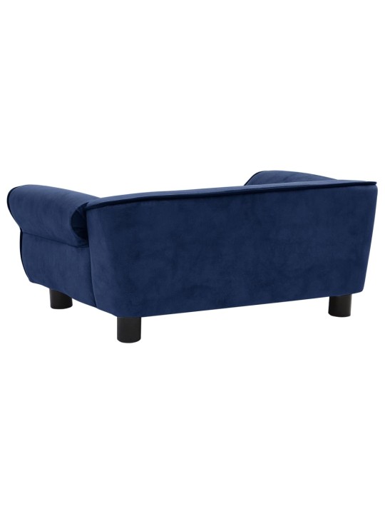 Pohovka pro psy modrá 72 x 45 x 30 cm plyš