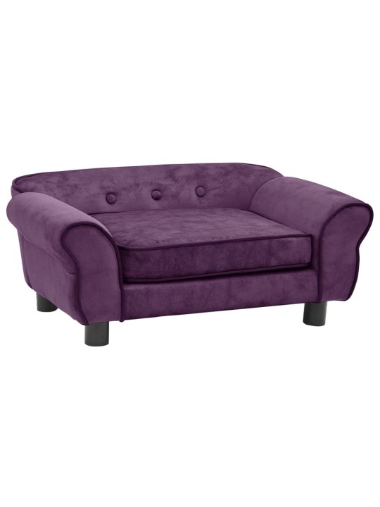 Pohovka pro psy vínová 72 x 45 x 30 cm plyš