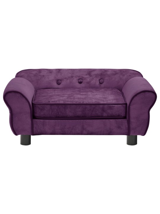 Pohovka pro psy vínová 72 x 45 x 30 cm plyš