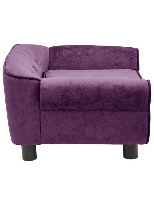 Pohovka pro psy vínová 72 x 45 x 30 cm plyš