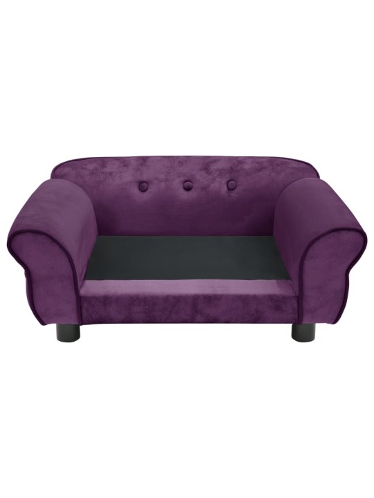 Pohovka pro psy vínová 72 x 45 x 30 cm plyš