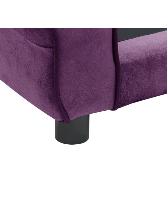 Pohovka pro psy vínová 72 x 45 x 30 cm plyš