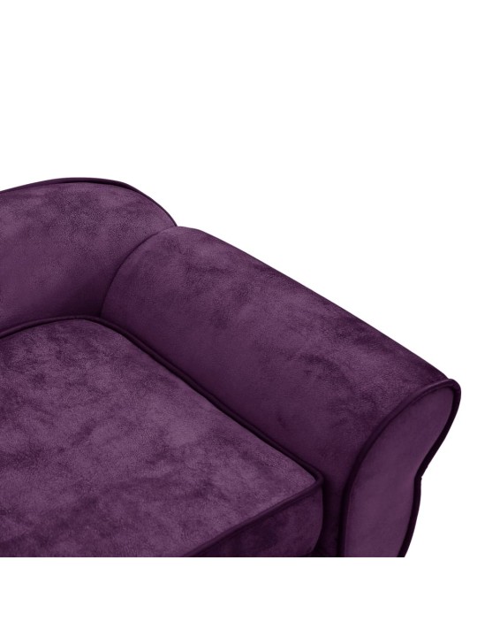 Pohovka pro psy vínová 72 x 45 x 30 cm plyš