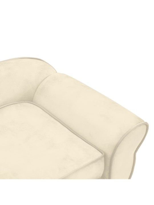 Pohovka pro psy krémová 72 x 45 x 30 cm plyš