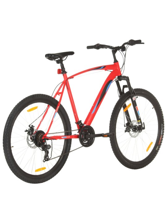 Horské kolo 21 rychlostí 29" kolo 53 cm rám červené