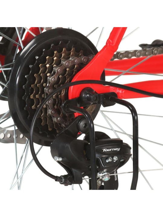 Horské kolo 21 rychlostí 29" kolo 53 cm rám červené