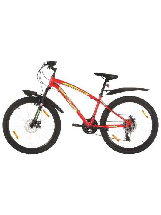 Horské kolo 21 rychlostí 26" kolo 36 cm červené