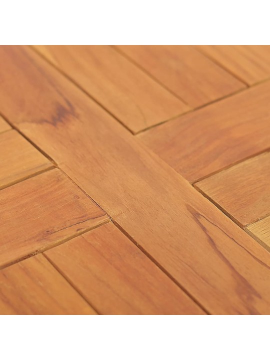 Stolní deska masivní teakové dřevo kulatá 2,5 cm 40 cm