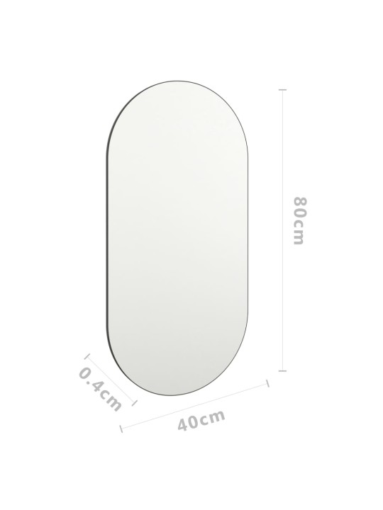 Zrcadlo 80 x 40 cm sklo