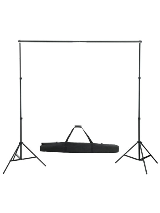 Foto studio set s lampami, deštníky, pozadím a odraznou deskou