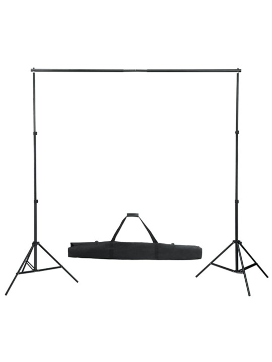 Foto studio set s lampami, deštníky, pozadím a odraznou deskou