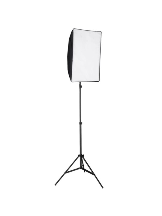 Foto studio set se softboxy, fotopozadím a reflektory