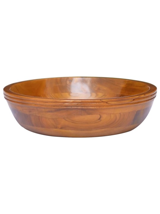 Umývadlo masivní teak Φ40 x 10 cm