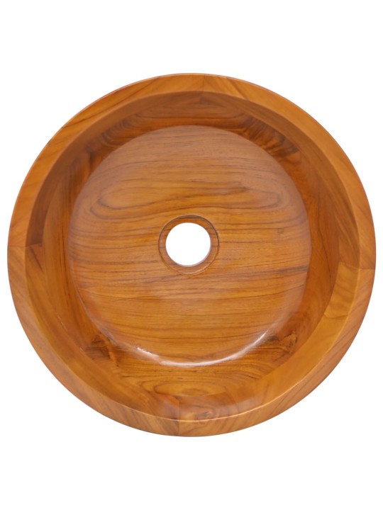 Umývadlo masivní teak Φ40 x 10 cm