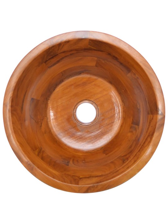 Umývadlo masivní teak φ40 x 20 cm