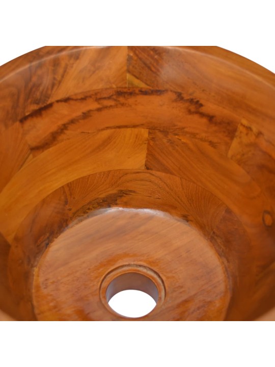 Umývadlo masivní teak φ40 x 20 cm