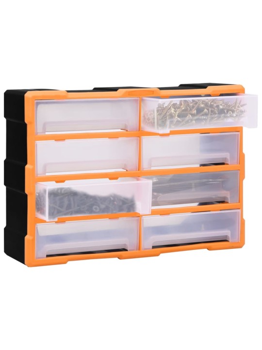 Organizér s 8 velkými zásuvkami 52 x 16 x 37 cm