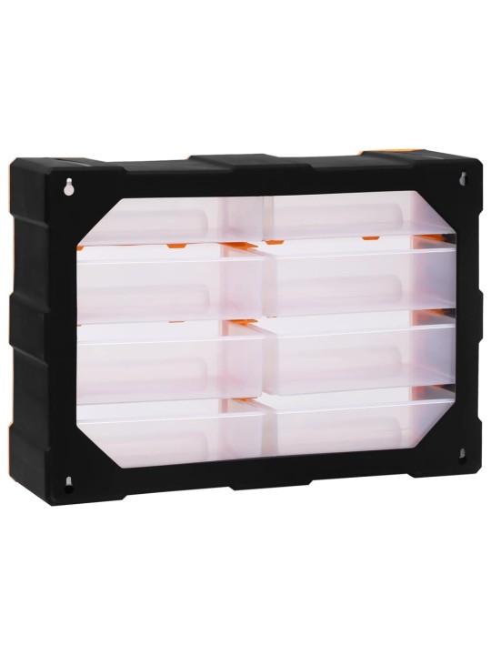 Organizér s 8 velkými zásuvkami 52 x 16 x 37 cm