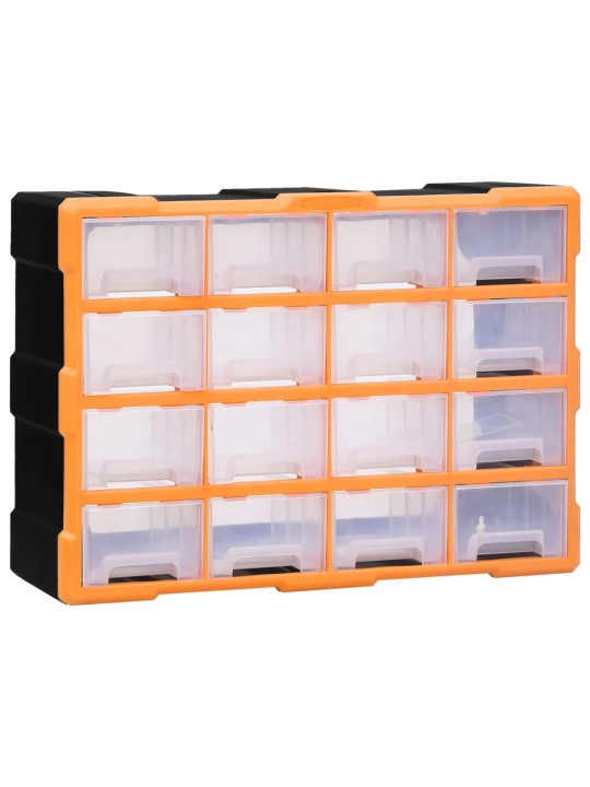 Organizér se 16 středními zásuvkami 52 x 16 x 37 cm