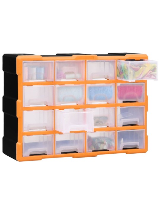 Organizér se 16 středními zásuvkami 52 x 16 x 37 cm