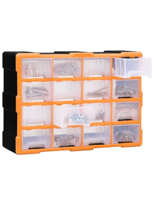 Organizér se 16 středními zásuvkami 52 x 16 x 37 cm