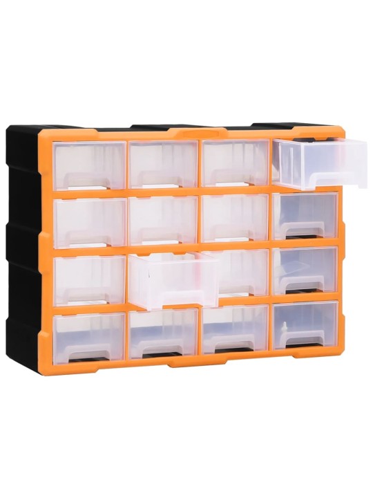 Organizér se 16 středními zásuvkami 52 x 16 x 37 cm