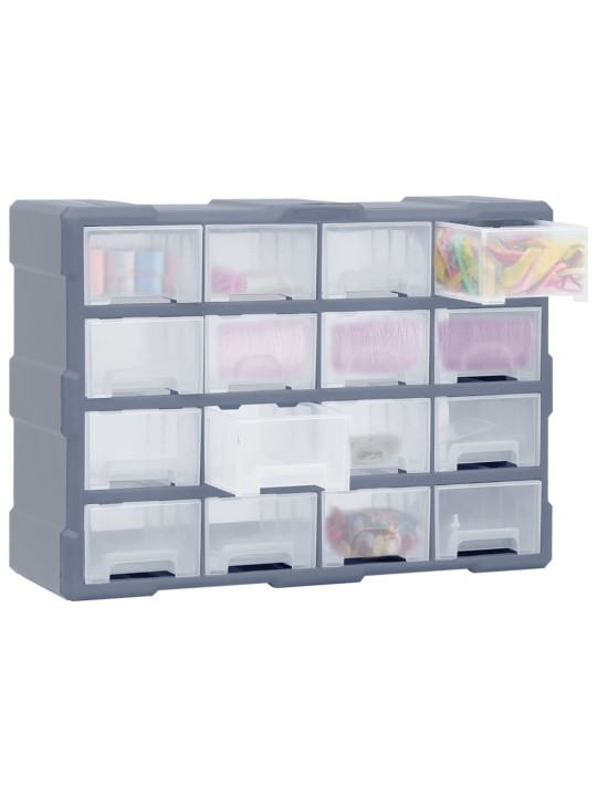 Organizér se 16 středními zásuvkami 52 x 16 x 37 cm