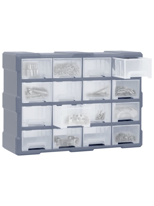 Organizér se 16 středními zásuvkami 52 x 16 x 37 cm