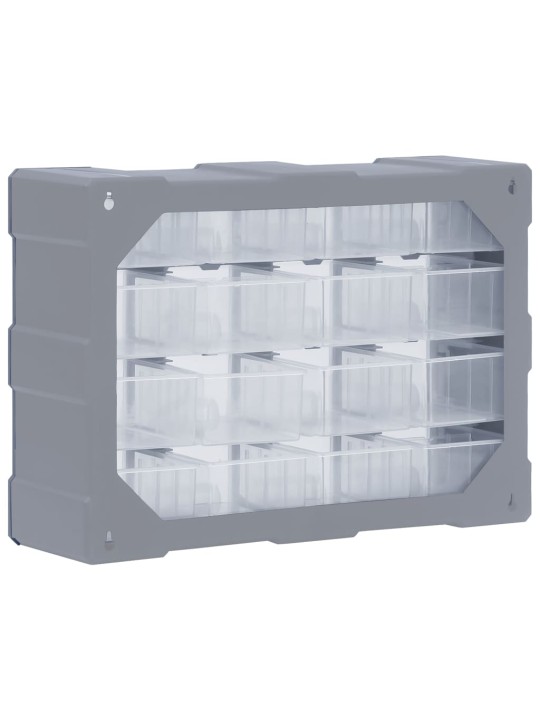Organizér se 16 středními zásuvkami 52 x 16 x 37 cm