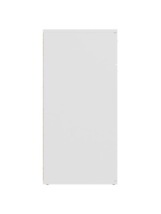 Příborník bílý 80 x 36 x 75 cm kompozitní dřevo