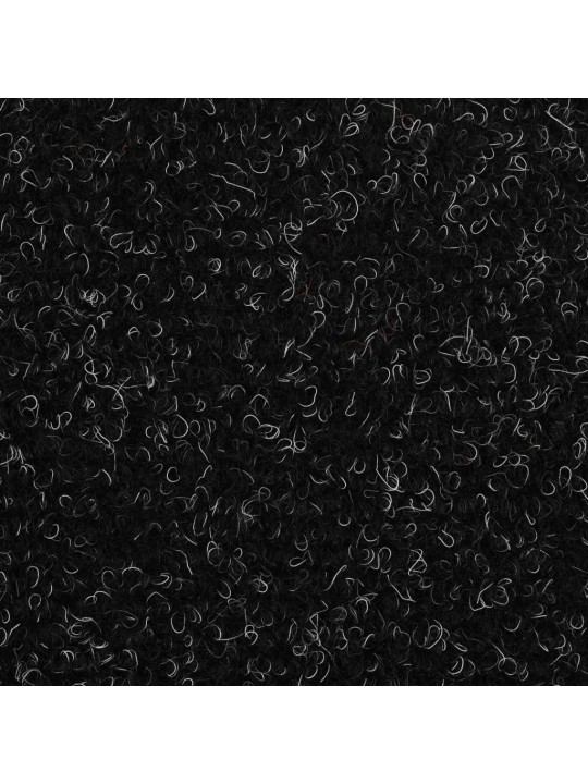 Samolepící nášlapy na schody 10 ks černé 56x17x3 cm vpichované