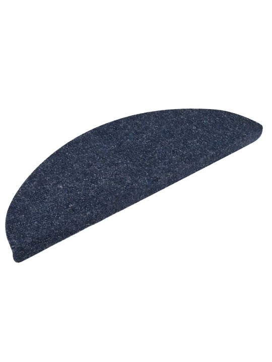 Samolepící nášlapy na schody 5 ks modré 56x17x3 cm vpichované