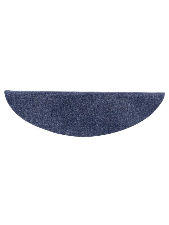 Samolepící nášlapy na schody 10 ks modré 56x17x3 cm vpichované