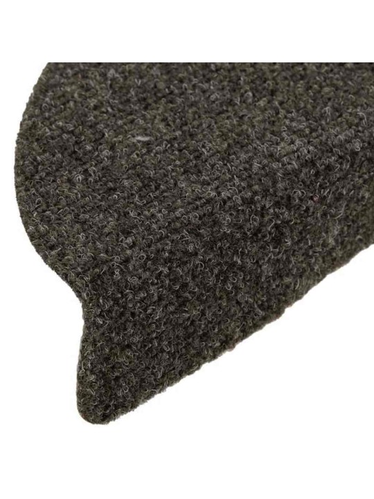 Samolepicí nášlapy na schody 5 ks antracit 56x17x3cm vpichované