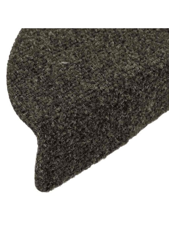 Samolepicí nášlapy na schody 10ks antracit 56x17x3cm vpichované