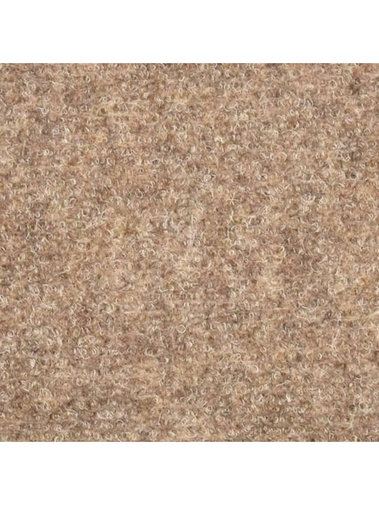 Samolepící nášlapy na schody 10 ks béžová 56x17x3 cm vpichované