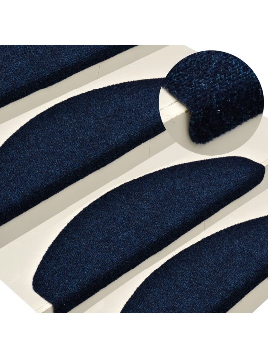 Samolepicí nášlapy na schody 5 ks navy 56x17x3 cm vpichované