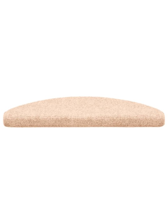 Samolepící nášlapy na schody 5 ks hnědé 65x21x4 cm vpichované