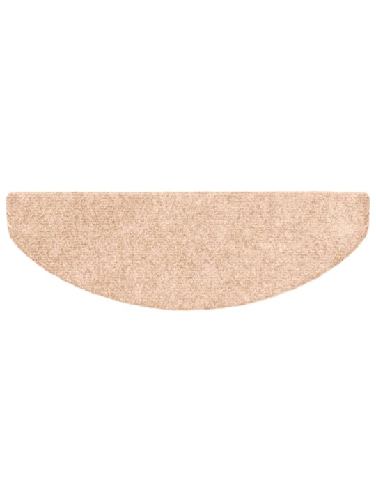 Samolepící nášlapy na schody 5 ks hnědé 65x21x4 cm vpichované