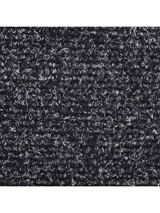 Samolepící nášlapy na schody 5 ks tmavě šedé 65x21x4cm vpich