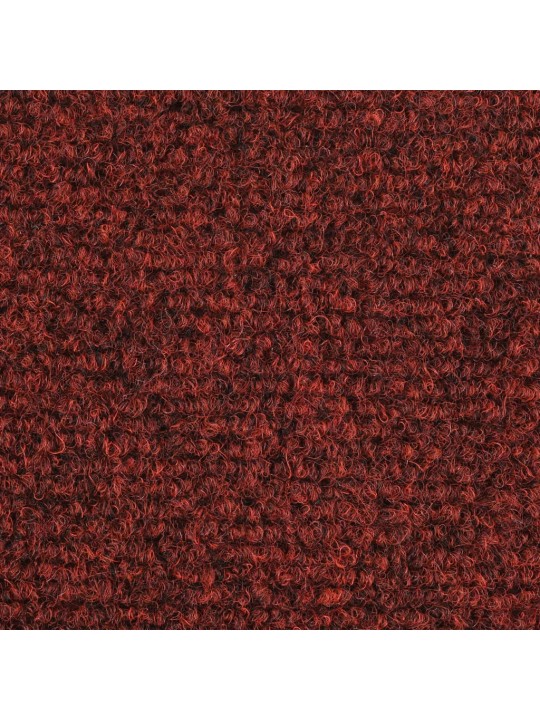 Samolepící nášlapy na schody 10 ks červené 65x21x4cm vpichované