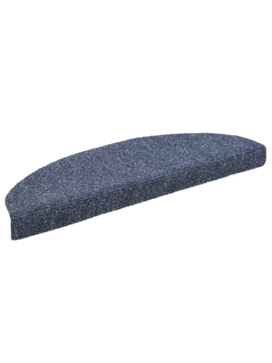 Samolepící nášlapy na schody 5 ks modré 65x21x4 cm vpichované