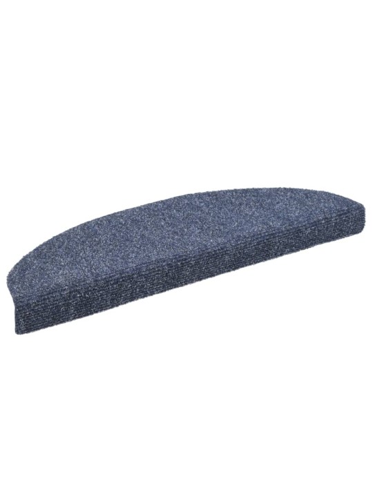 Samolepící nášlapy na schody 5 ks modré 65x21x4 cm vpichované